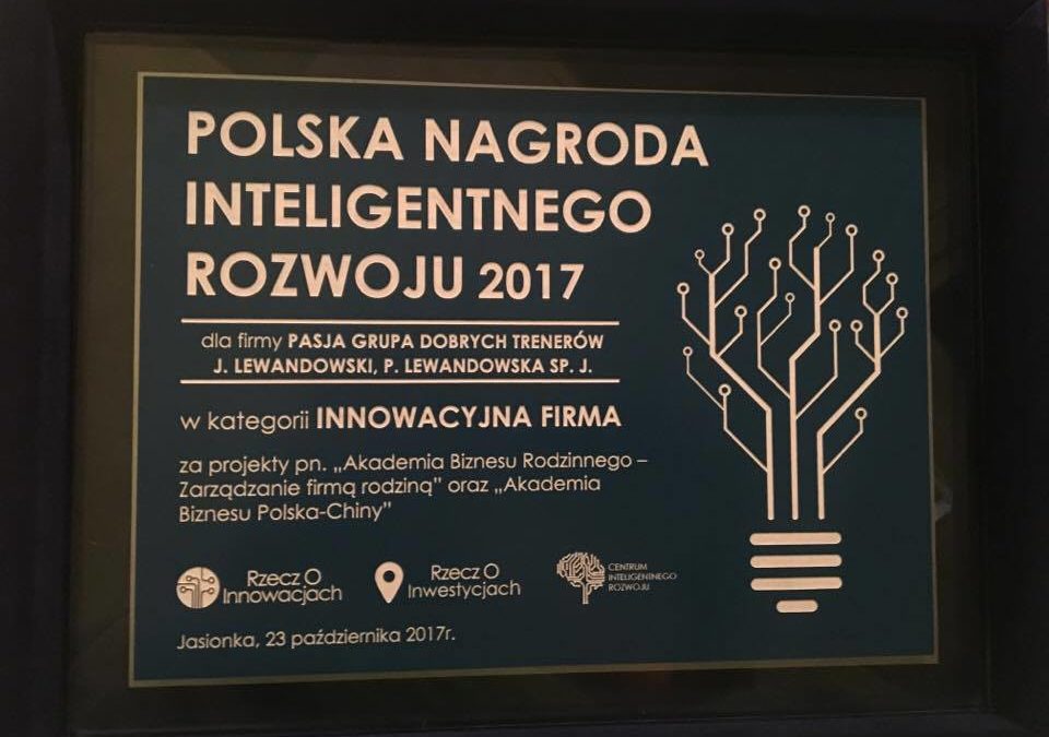 Polska Nagroda Inteligentnego Rozwoju 2017