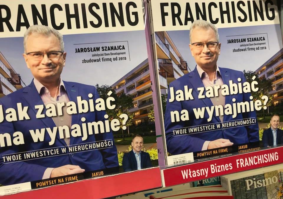 Wywiad z Jakubem Lewandowskim na łamach „FRANCHISING”